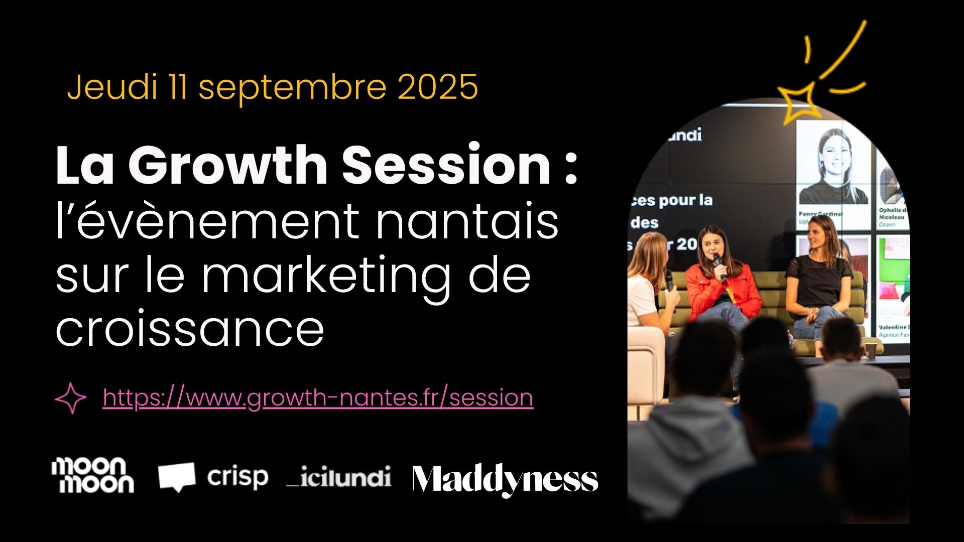 La Growth session #2 revient à Nantes pour faire bouger les lignes du growth, du produit et du marketing.